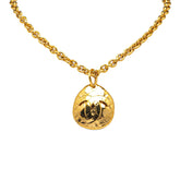 シャネル マトラッセ ヴィンテージ ココマーク チェーン ペンダントネックレス ゴールド メッキ レディース CHANEL 【中古】