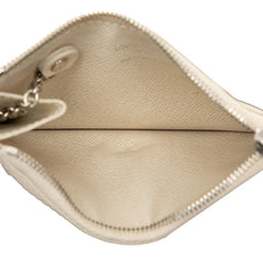ルイ ヴィトン エピ ポシェット クレ コインケース M6660J ホワイト レザー レディース LOUIS VUITTON 【中古】