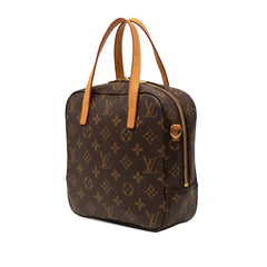 ルイ ヴィトン モノグラム スポンティーニ ハンドバッグ ショルダーバッグ 2WAY M47500 ブラウン PVC レザー レディース LOUIS VUITTON 【中古】