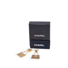 シャネル ココマーク マトラッセバッグ スイング イヤリング ゴールド メッキ レディース CHANEL 【中古】