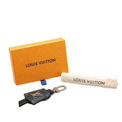 ルイ ヴィトン モノグラム エクリプス ポルトクレ クロッシュ キーホルダー M63620 ブラック PVC レザー メンズ LOUIS VUITTON 【中古】
