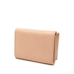 グッチ GGマーモント ダブルG 三つ折り財布 コンパクトウォレット 735212 ピンク レザー レディース GUCCI 中古