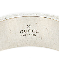 グッチ ブランデッドG リング 指輪 #24 SV925 シルバー メンズ GUCCI 【中古】