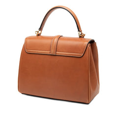 セリーヌ スモール 16セーズ ショルダーバッグ ハンドバッグ 2WAY ブラウン レザー レディース CELINE 【中古】