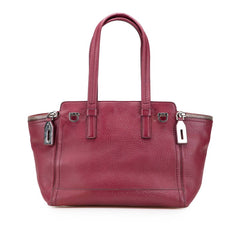 サルヴァトーレフェラガモ ガンチーニ ショルダーバッグ ワインレッド系 レザー レディース Salvatore Ferragamo 【中古】