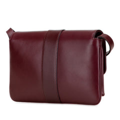 グッチ GGマーモント アリー ショルダーバッグ 550129 ワインレッド ボルドー レザー レディース GUCCI 【中古】