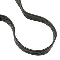 シャネル シェブロン Vステッチ ココマーク 斜め掛け ショルダーバッグ ブラック ラムスキン レディース CHANEL 【中古】