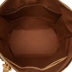 ルイ ヴィトン モノグラム パレルモGM トートバッグ ショルダーバッグ 2WAY M40146 ブラウン PVC レザー レディース LOUIS VUITTON 【中古】