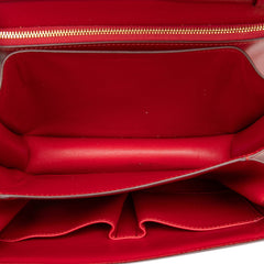 セリーヌ クラシックボックス 斜め掛け ショルダーバッグ レッド レザー レディース CELINE 【中古】