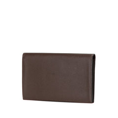 エルメス MC2 フレミング 札入れ エベーヌ ダークブラウン ヴォーエプソン レディース HERMES 【中古】
