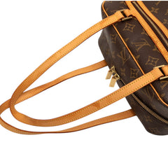 ルイ ヴィトン モノグラム シテMM ハンドバッグ ショルダーバッグ M51182 ブラウン PVC レザー レディース LOUIS VUITTON 【中古】