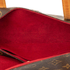 ルイ ヴィトン モノグラム ソナチネ ハンドバッグ M51902 ブラウン PVC レザー レディース LOUIS VUITTON 【中古】
