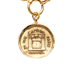 シャネル 31 RUE CAMBON カンボン ヴィンテージ ローグ チェーン ネックレス ゴールド メッキ レディース CHANEL 【中古】