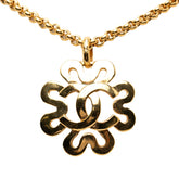 シャネル ココマーク ヴィンテージ ネックレス ゴールド メッキ レディース CHANEL 中古