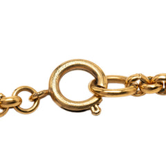 シャネル ココマーク ヴィンテージ ネックレス ゴールド メッキ レディース CHANEL 中古