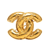 シャネル ヴィンテージ マトラッセ ココマーク ブローチ ゴールド メッキ レディース CHANEL 【中古】