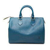 ルイ ヴィトン エピ スピーディ25 ハンドバッグ ミニボストンバッグ M43015 トレドブルー レザー レディース LOUIS VUITTON 【中古】
