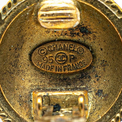 シャネル ヴィンテージ ココマーク ラウンド イヤリング ゴールド メッキ レディース CHANEL 【中古】