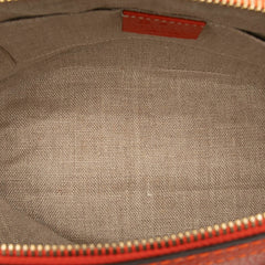 グッチ インターロッキングG ハンドバッグ ショルダーバッグ 2WAY 449661 オレンジ レザー レディース GUCCI 【中古】