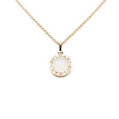 ブルガリ ブルガリブルガリ チェーン ペンダント ネックレス シェル K18YG イエローゴールド 750 レディース BVLGARI 【中古】