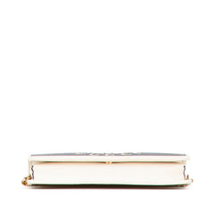 グッチ × adidas アディダス チェーンウォレット ショルダーバッグ 621892 ブラック ホワイト レザー レディース GUCCI 【中古】