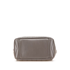 サンローラン ルル Yステッチ チェーン ショルダーバッグ 574102 グレー レザー レディース SAINT LAURENT 【中古】