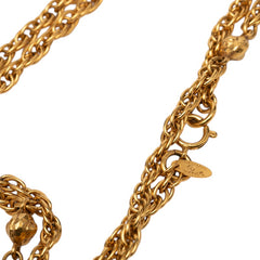 シャネル ヴィンテージ ココマーク ネックレス ゴールド メッキ レディース CHANEL 【中古】