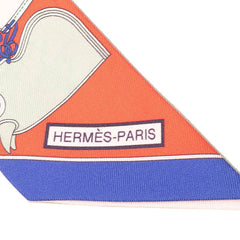 エルメス ツイリー CAMAILS カマイユ スカーフ レッド グリーン マルチカラー シルク レディース HERMES 【中古】