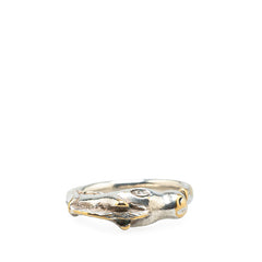 エルメス ヴィンテージ シュバル ホース 馬 リング 指輪 シルバー メタル レディース HERMES 【中古】