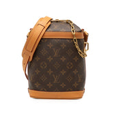 ルイ ヴィトン モノグラム ミルクボックス ショルダーバッグ M44877 ブラウン PVC レザー レディース LOUIS VUITTON 【中古】