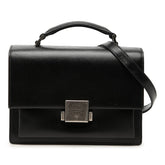 サンローラン ベルシャス ミディアム ハンドバッグ ショルダーバッグ 2WAY 482051 ブラック レザー レディース SAINT LAURENT 【中古】