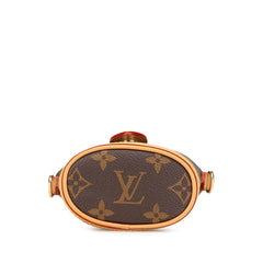 ルイ ヴィトン モノグラム フォールド ミー ポーチ ショルダーバッグ M80874 ブラウン PVC レザー レディース LOUIS VUITTON 中古