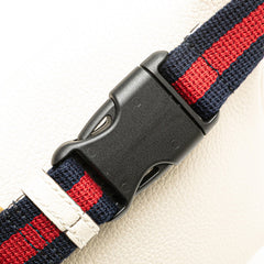 グッチ ロゴプリント ウエストバッグ ボディバッグ 527792 ホワイト マルチカラー レザー レディース GUCCI 【中古】