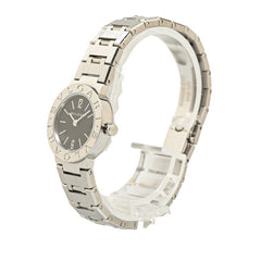 ブルガリ ブルガリブルガリ 腕時計 BB23SS クオーツ ブラック文字盤 ステンレススチール レディース BVLGARI 【中古】