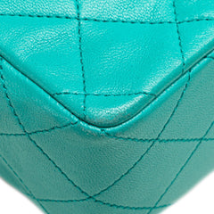 シャネル マトラッセ ココマーク チェーン ショルダーバッグ ターコイズブルー ラムスキン レディース CHANEL 【中古】