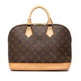 ルイ ヴィトン モノグラム アルマPM ハンドバッグ M51130 ブラウン PVC レザー レディース LOUIS VUITTON 【中古】