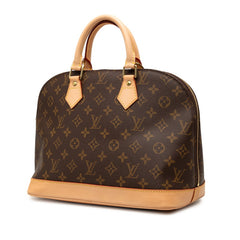 ルイ ヴィトン モノグラム アルマPM ハンドバッグ M51130 ブラウン PVC レザー レディース LOUIS VUITTON 【中古】