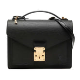 ルイ ヴィトン エピ モンソー ハンドバッグ ショルダーバッグ 2WAY M52122 ノワール ブラック レザー レディース LOUIS VUITTON 【中古】