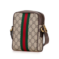 グッチ GGスプリーム オフィディア ショルダーバッグ 598127 ベージュ ブラウン PVC レザー レディース GUCCI 【中古】