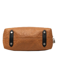 ルイ ヴィトン モノグラム アンティア ホーボーPM ワンショルダーバッグ M93154 ブラウン レザー レディース LOUIS VUITTON 【中古】
