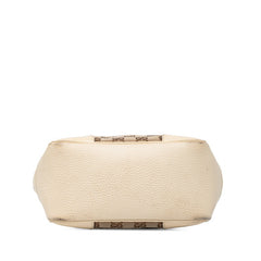 グッチ GGキャンバス ハンドバッグ ショルダーバッグ 2WAY 449241 ベージュ アイボリー キャンバス レザー レディース GUCCI 【中古】