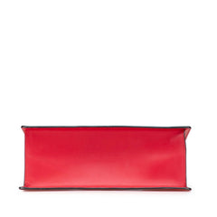 グッチ シルヴィ シェリーライン ハンドバッグ ショルダーバッグ 2WAY 431665 レッド レザー レディース GUCCI 【中古】