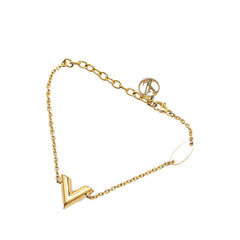 ルイ ヴィトン エッセンシャルV ブレスレット M61084 ゴールド メッキ レディース LOUIS VUITTON 【中古】