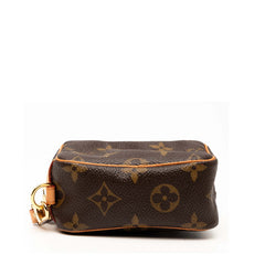 ルイ ヴィトン モノグラム トゥルース ワピティ ポーチ カメラケース M58030 ブラウン PVC レザー レディース LOUIS VUITTON 【中古】