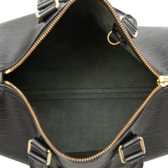 ルイ ヴィトン エピ スピーディ25 ミニボストンバッグ ハンドバッグ M59232 ノワール ブラック レザー レディース LOUIS VUITTON 【中古】