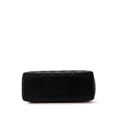 シャネル マトラッセ ココマーク ハンドバッグ ブラック キャビアスキン レディース CHANEL 【中古】