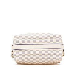 ルイ ヴィトン ダミエ アズール ナヴィグリオ ショルダーバッグ N51189 ホワイト PVC レザー レディース LOUIS VUITTON 【中古】