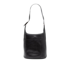 サルヴァトーレフェラガモ ガンチーニ ワンショルダーバッグ ブラック レザー レディース Salvatore Ferragamo 【中古】