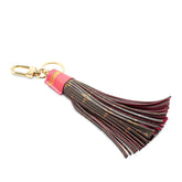 ルイ ヴィトン サマートランク バッグチャーム キーリング M62574 ブラウン ピンク PVC レザー レディース LOUIS VUITTON 【中古】