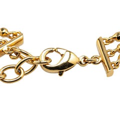 ルイ ヴィトン ブラスレ エセンシャルVスキン ブレスレット M00636 ゴールド メッキ レディース LOUIS VUITTON 【中古】